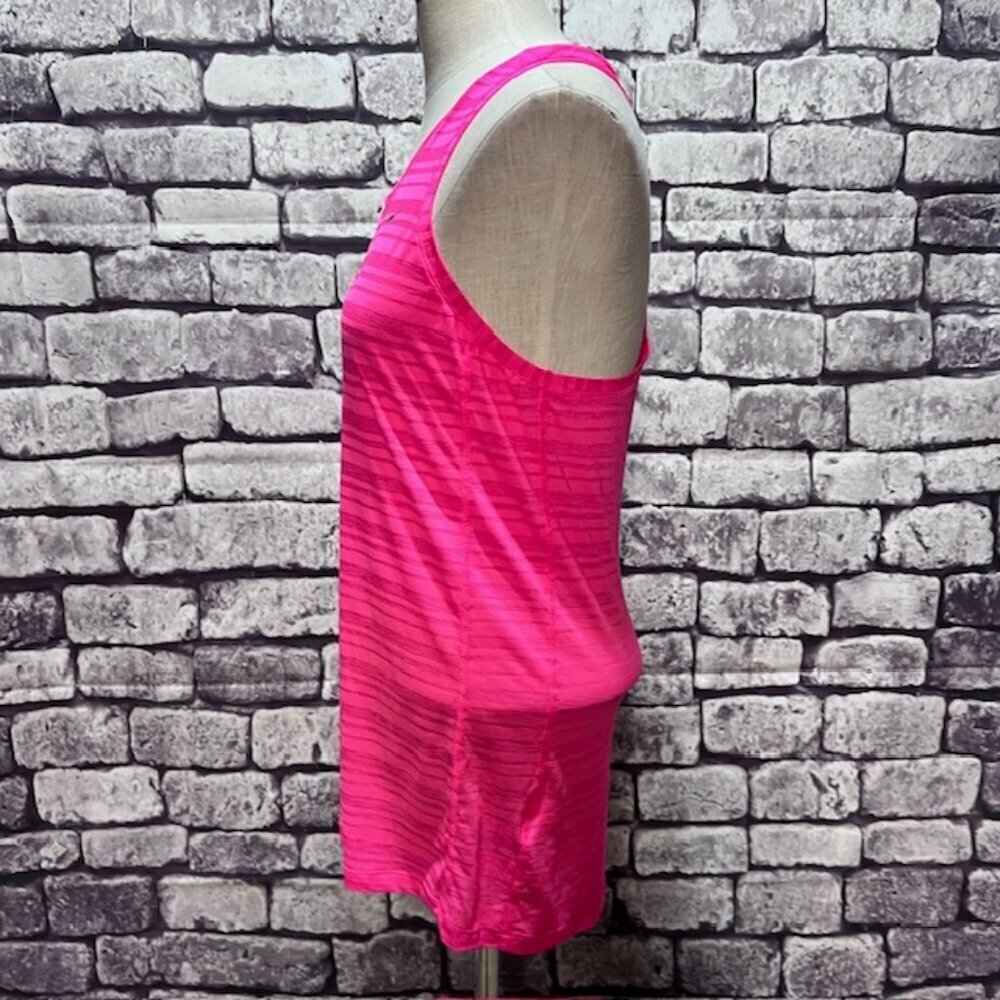 Nike Dri Fit Pink Racer Back Tank Size L - Picture 3 of 6